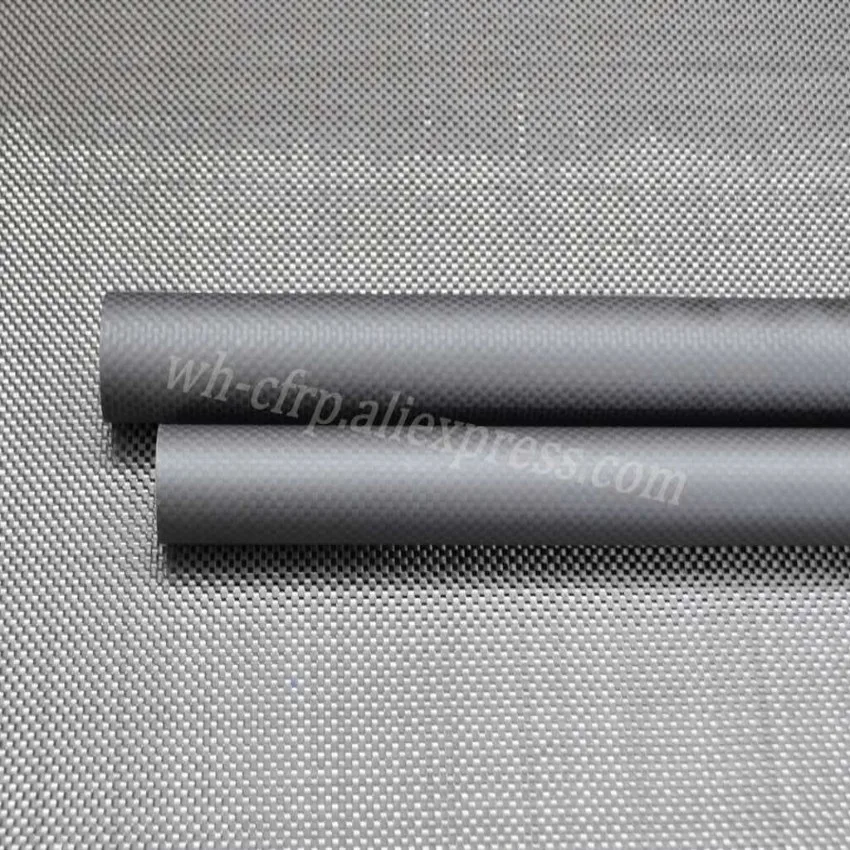 16mm ODx 15mm ID Anglies Pluošto Vamzdžių 3k 500MM Ilgio (Roll Suvynioti) anglies vamzdelių , su pilnas anglies, Japonija 3k pagerinti medžiaga
