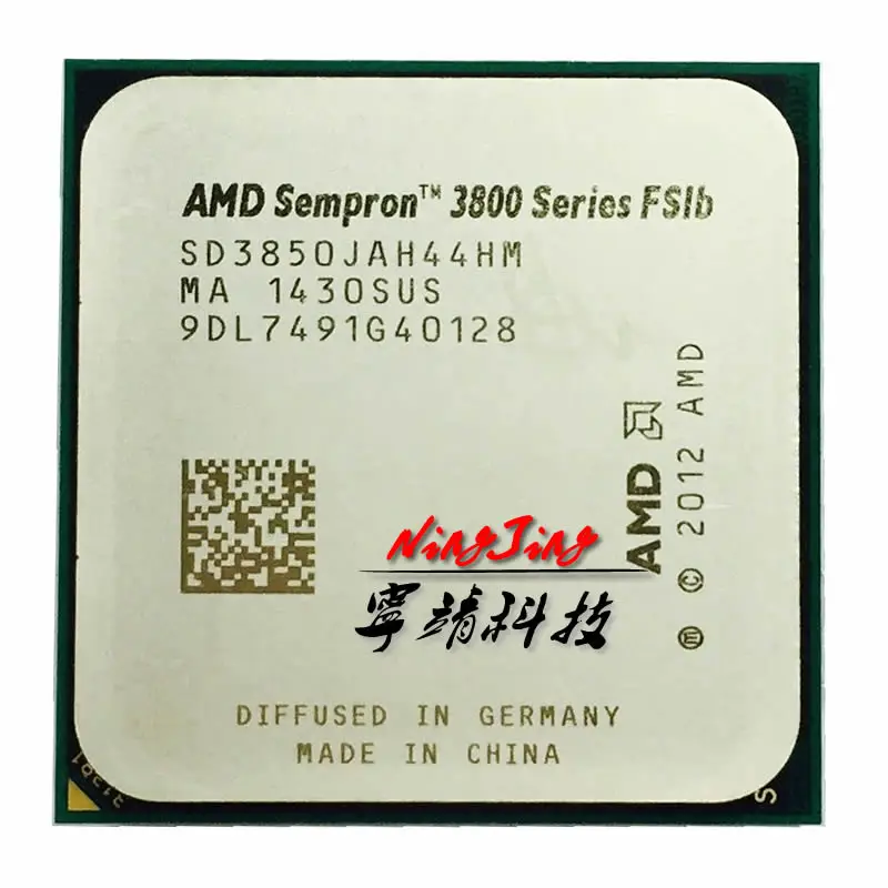 AMD Sempron 3850 1.3 GHz Quad-Core CPU Procesorius SD3850JAH44HM Lizdas AM1