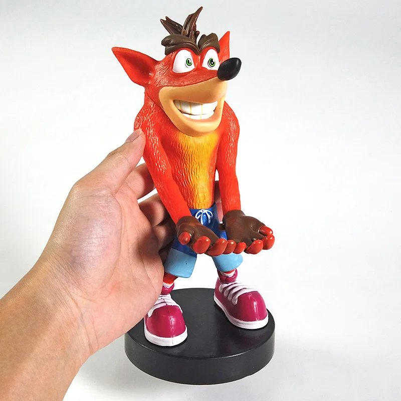 Crash Bandicoot PVC Pav Telefonas ir Valdytojas, Savininkas Modelio Apdailos Žaislas Brinquedo