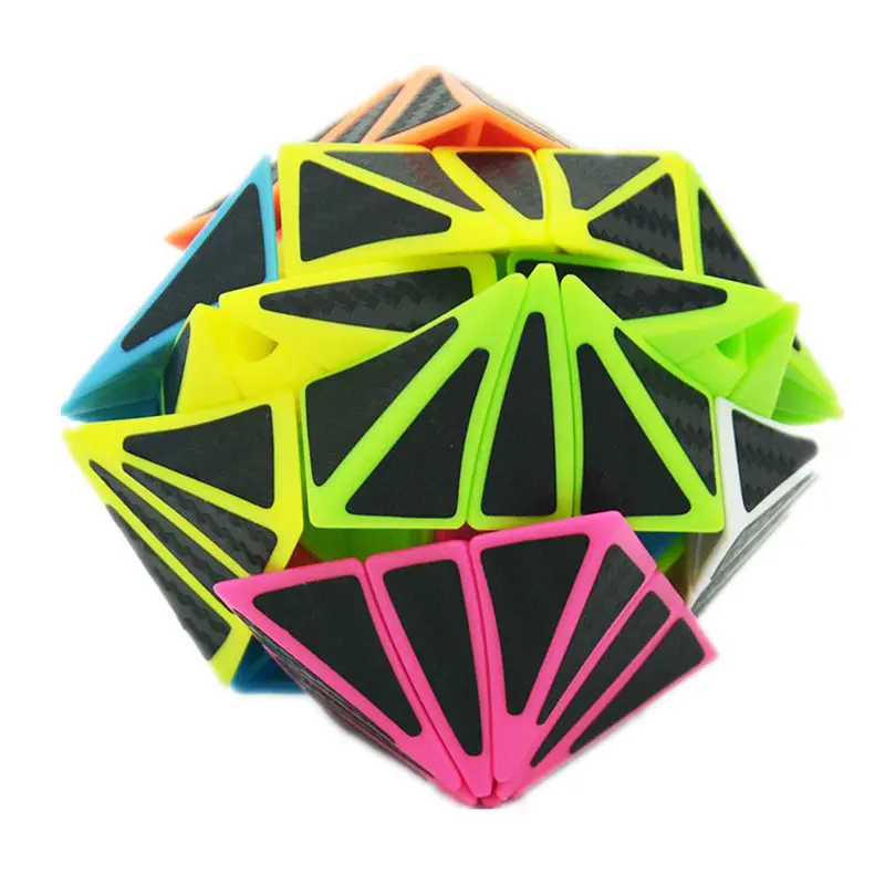 Lefun Akių Magic Cube Black Keista-formos Magic Cube Greičio Twist Įspūdį Švietimo Žaislai Cubo Magico Žaislai Vaikams, Vaikai