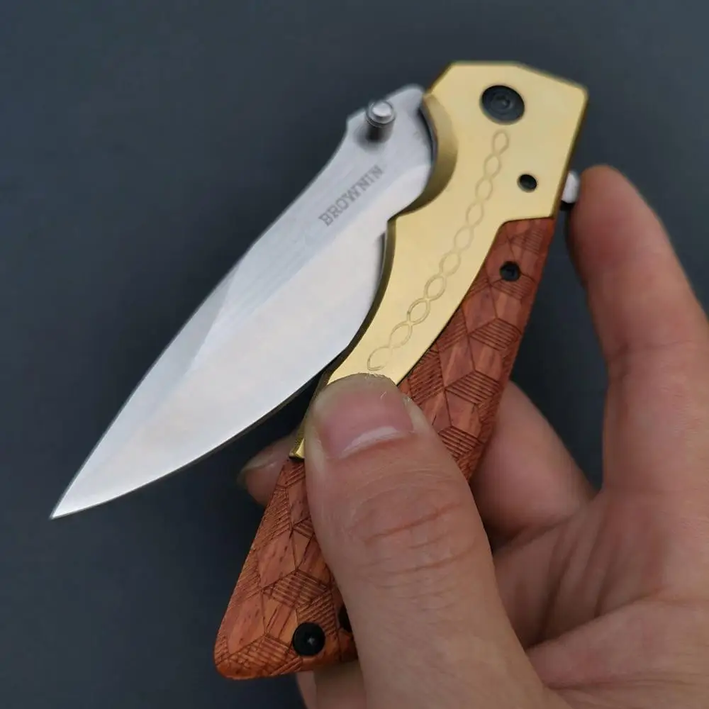 Browning DA77 sulankstomas peilis lauko kišenėje peiliai guolių flipper lankstymo knive medžioklės taktiniai įrankiai edc patogumai multifun