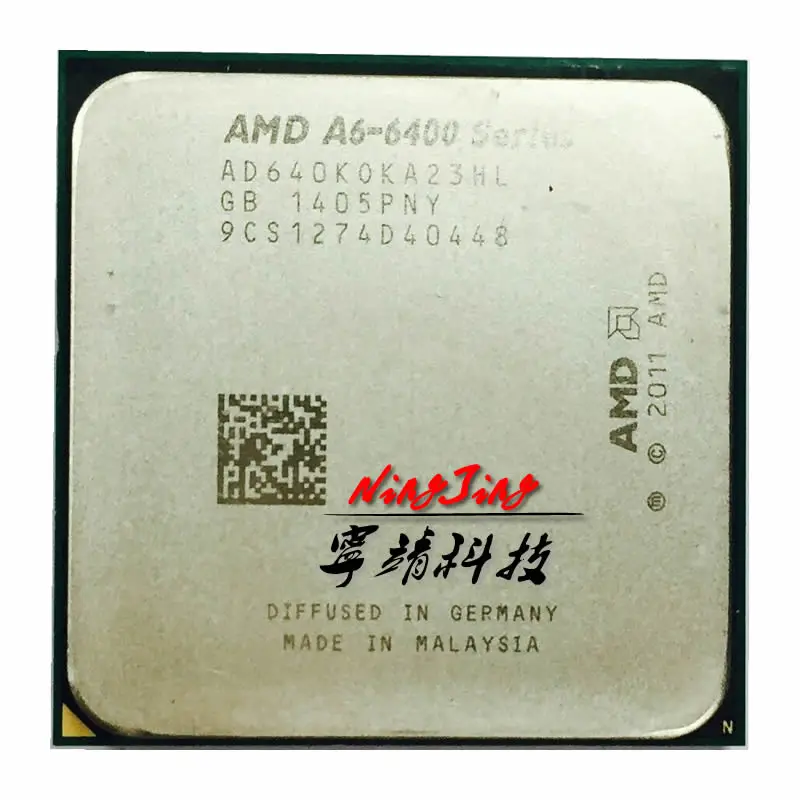 AMD A6-Series A6-6400K A6 6400 A6 6400K 3.9 G 65W Dual-Core CPU Procesorius AD640KOKA23HL/AD640BOKA23HL Socket FM2