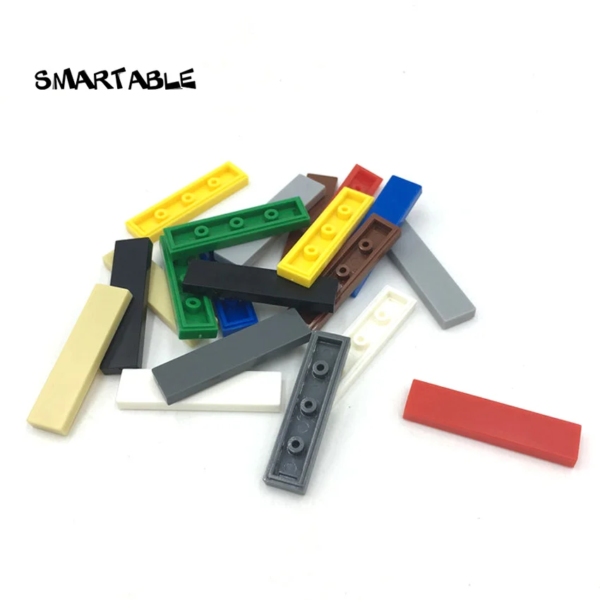 Smartable Plytelių 1x4 su Groove Butas Smeigės Blokai SS Dalis Kūrybinis Žaislas, Skirtas Vaikams Suderinama Pagrindinių Markių 2431 160pcs/daug