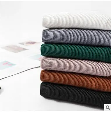 Rudens Žiemos Golfo Puloveriai Megztiniai Gruntas marškinėliai ilgomis rankovėmis Trumpą korėjos Slim-fit stora megztinis