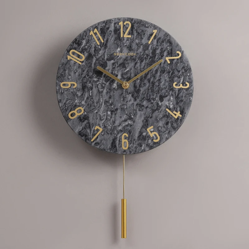 Šiaurės Sieniniai Laikrodžiai Namų Dekoro Kūrybos Modernūs, Prabangūs Keramikos Namų Švytuoklinis Laikrodis Žiūrėti Sienos Kambarį Reloj Cocina Dovana SC332