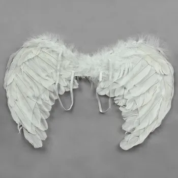 [wamami] Originali Baltos Pasakos Nimfa Fallen Angel Kostiumas Plunksnų Sparnai 1/3 BJD Doll Dollfie