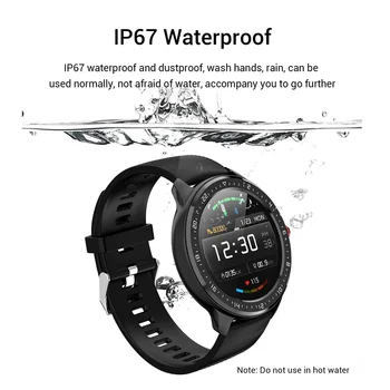 ŠIAURĖS KRAŠTO Smart Watch Vyrų IP68 Vandeniui HD Ekranas Full Screen Touch SmartWatch Su Širdies ritmas, Kraujo Spaudimas Sporto Treniruoklių
