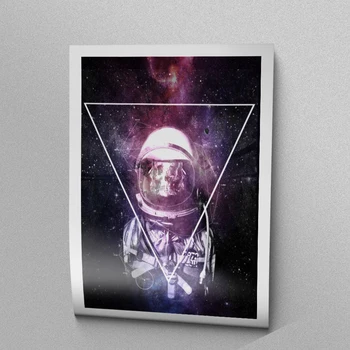 Šiaurės Stiliaus Drobės Meno Spausdinti Fotografija, Tapyba, Plakatų ir grafikos Astronautas Kosmose Sienos Nuotraukas, Namų Dekoravimo, be Rėmelio