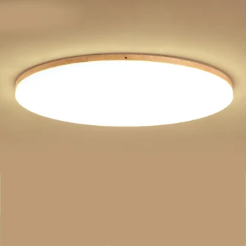 Šiuolaikinių LED Lubų Šviesos Armatūra Gyvenimo Kambario, Miegamasis Namų Puošybai Patalpų Apšvietimas Rungtynių Kūrybinis Dizainas apvaliosios Medienos Menas