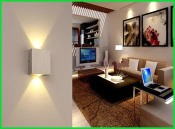 Šiuolaikinės 2W led siena šviesos AC85-265V aukštos kokybės tualetas, vonios kambario, miegamojo skaityti sienos lempos šviesos apdaila