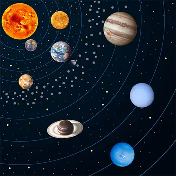 Švyti Tamsoje Planetų, Žvaigždžių, Žvaigždynų Saulės Sistemos Sienų Lipdukai Vaikams Žėrintis Kosmoso Apdaila, Lubų Lipdukai