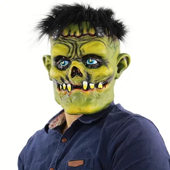 Žalios Monstras Naujovė Helovinas Rekvizitai Suaugusiųjų Nyksta, Kaukė, Plaukų Zombie Kaukė Latekso kaukė Kruvinas Baisu Labai Bjaurus