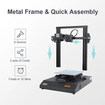 Новый бесшумный 3d принтер Anet ET4 Pro Reprap Prusa i3 